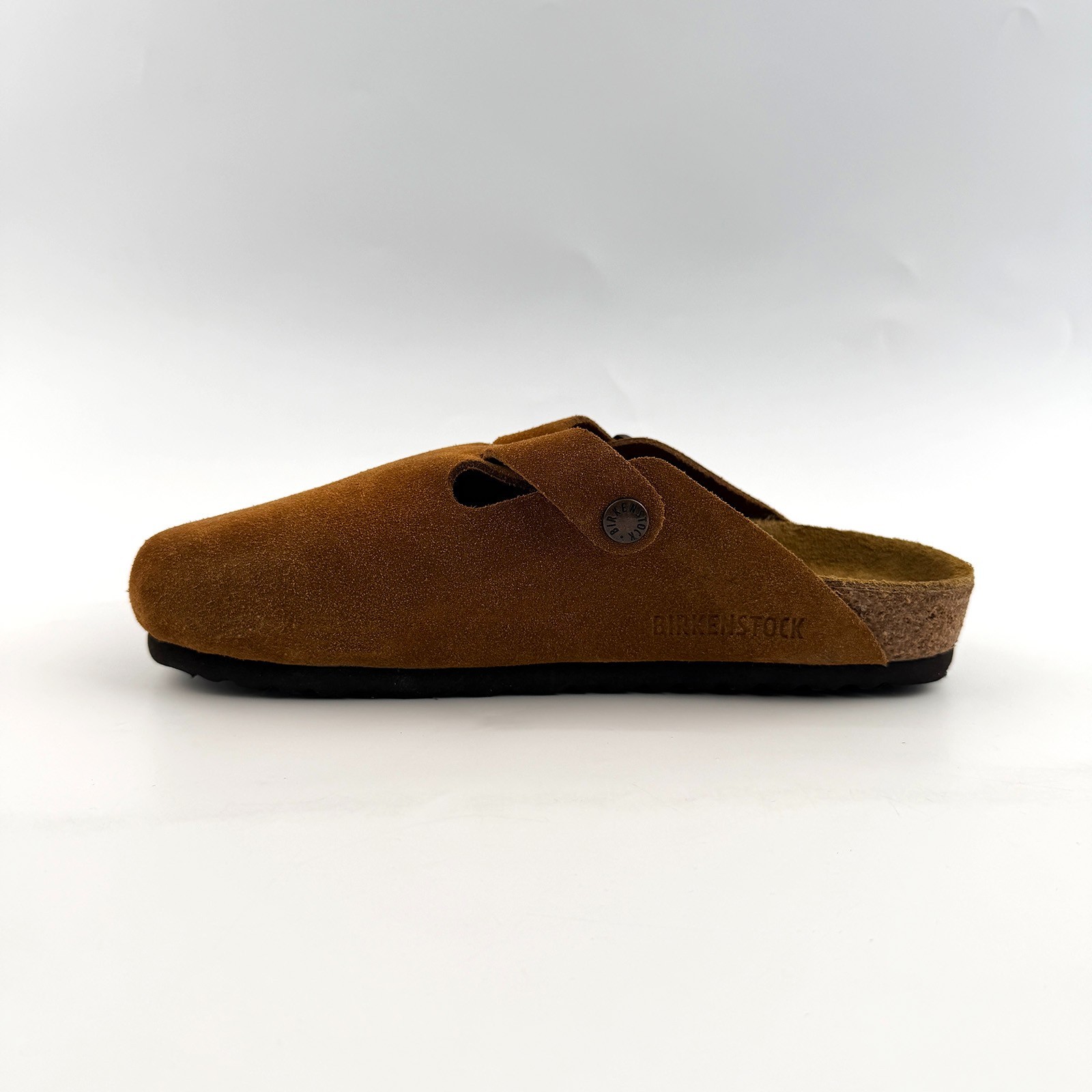 Birkenstock Boston Soft Footbed Mink Suede Leather Clogs Unisex Size EU37-EU45