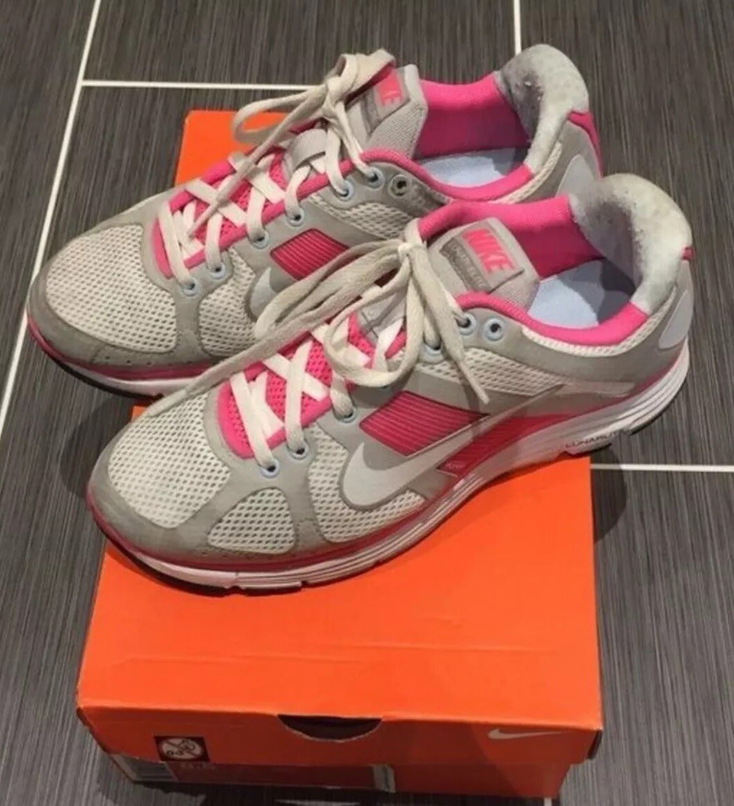 Women’s Nike Lunar Elite Running Sneakers Size US 8.5 Preowned In Orig Box Pink