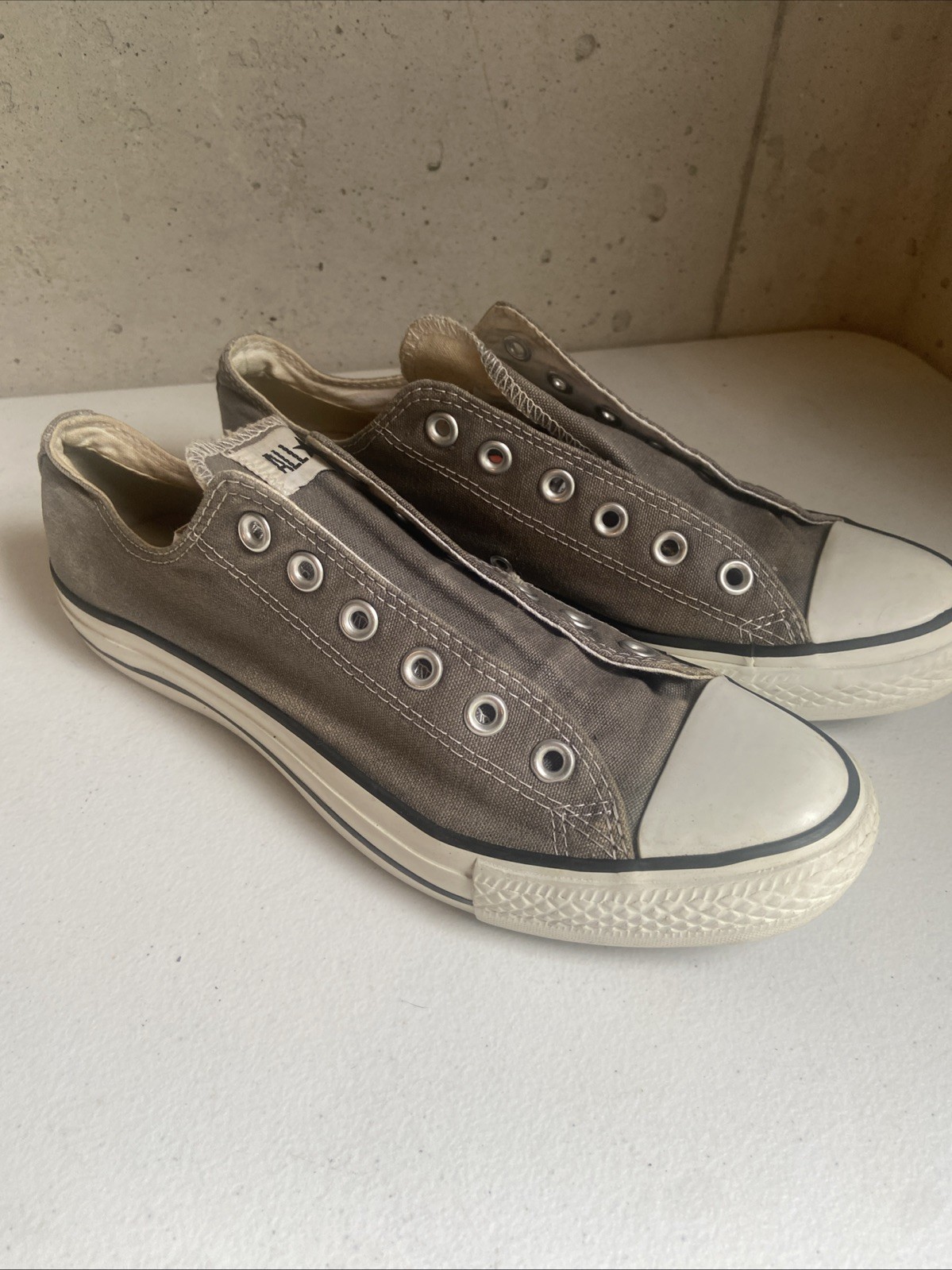 Grey Converse Chuck Taylor All Star Low Sneakers Women’s Size 10 or Men’s Size 8