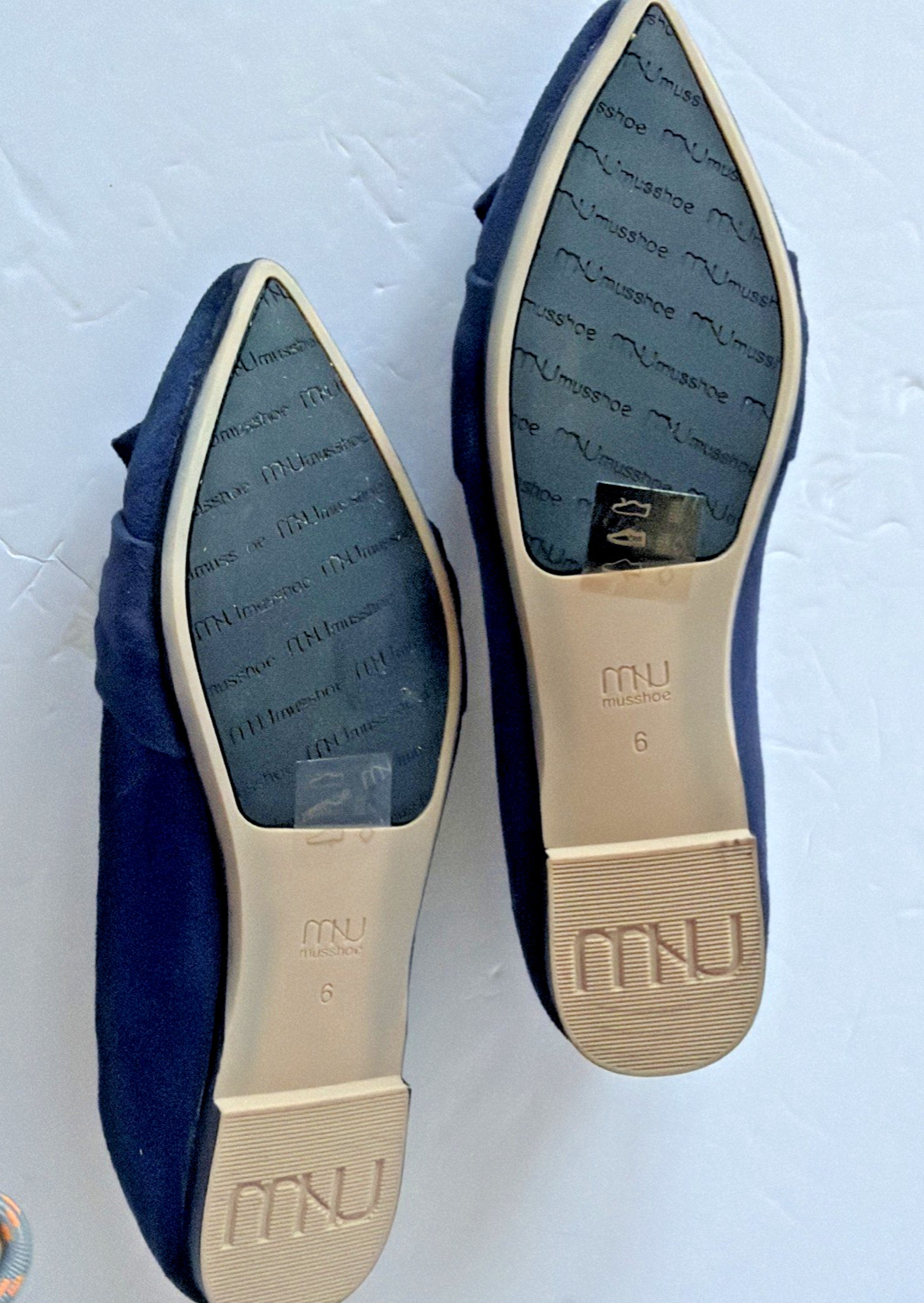 Musshoe Flats for Women Comfortable Flats Pointed ToeSize 6