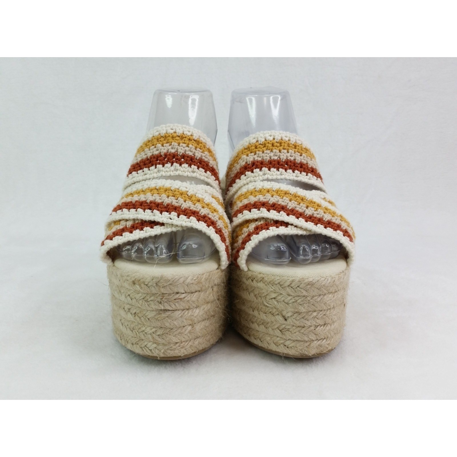 Castañer Elegant Cream Espadrille Wedge Sandals EU 39 US 7.5 Castaner Shoes