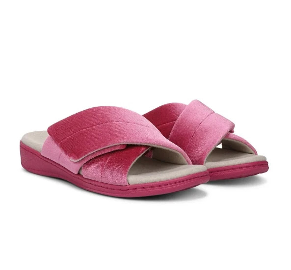 VIONIC Relax II Slippers Sable Velvet Color, New, All Size