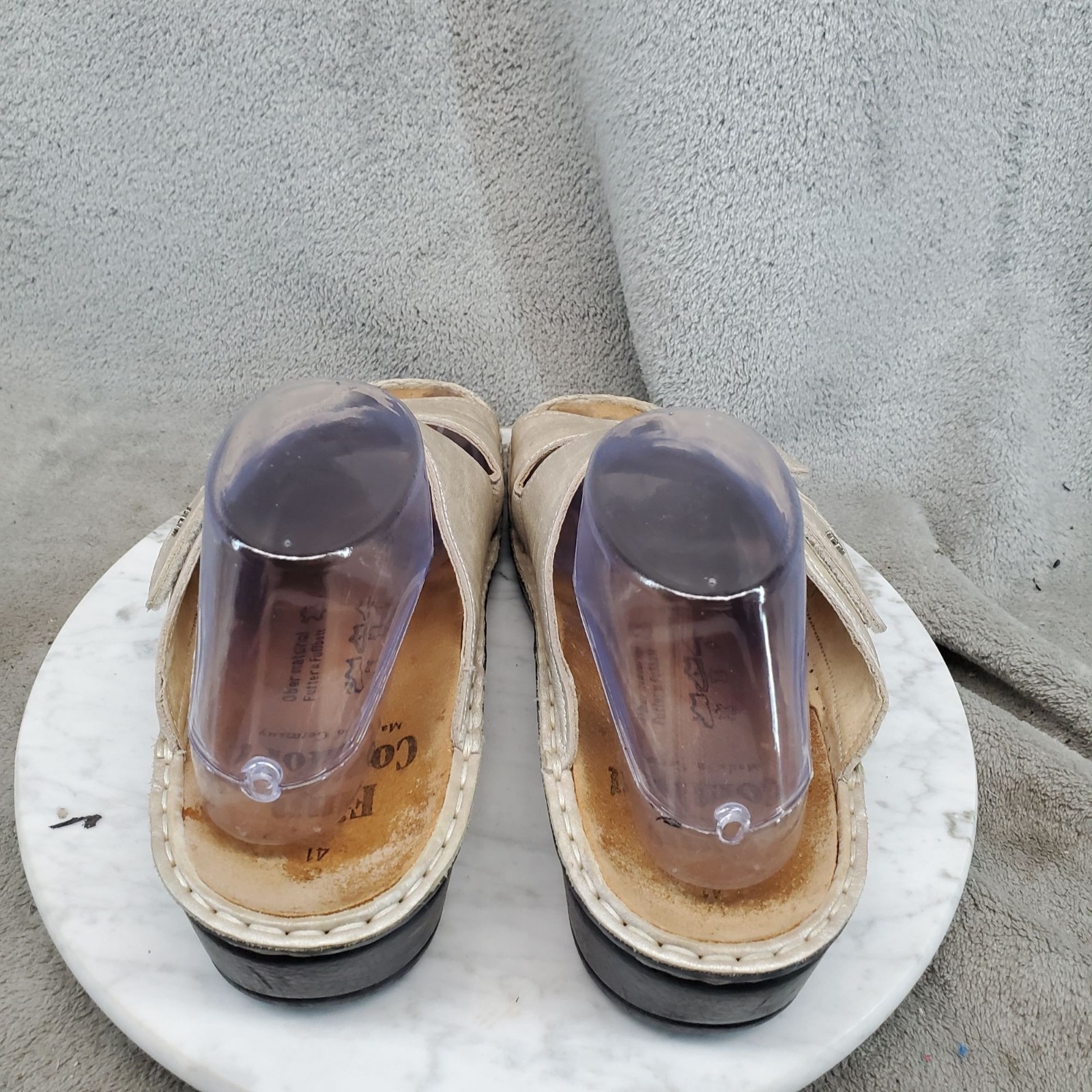 Finn Comfort Shoes Womens Size EU 41 US 10 Sansibar Jamaika Beige Sandals *Read*