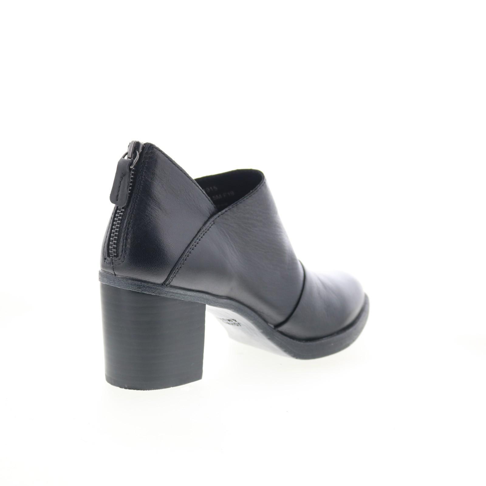 Johnston & Murphy 78-51915 Womens Black Leather Zipper Ankle & Booties Boots 8.5