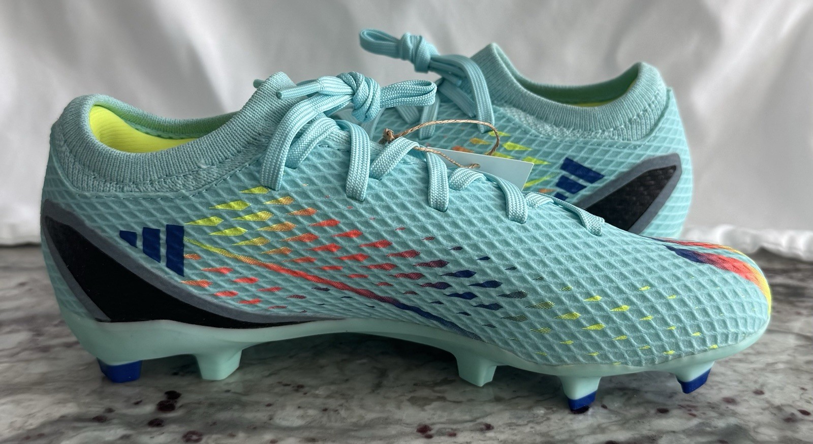 adidas X Speedportal.3 FG Soccer Cleats Aqua US Size 4.5 Men’s / 5.5 Women’s