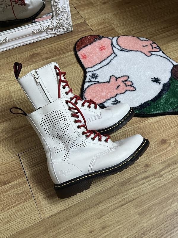 Women Dr Martens Boots White 38 #3KDU