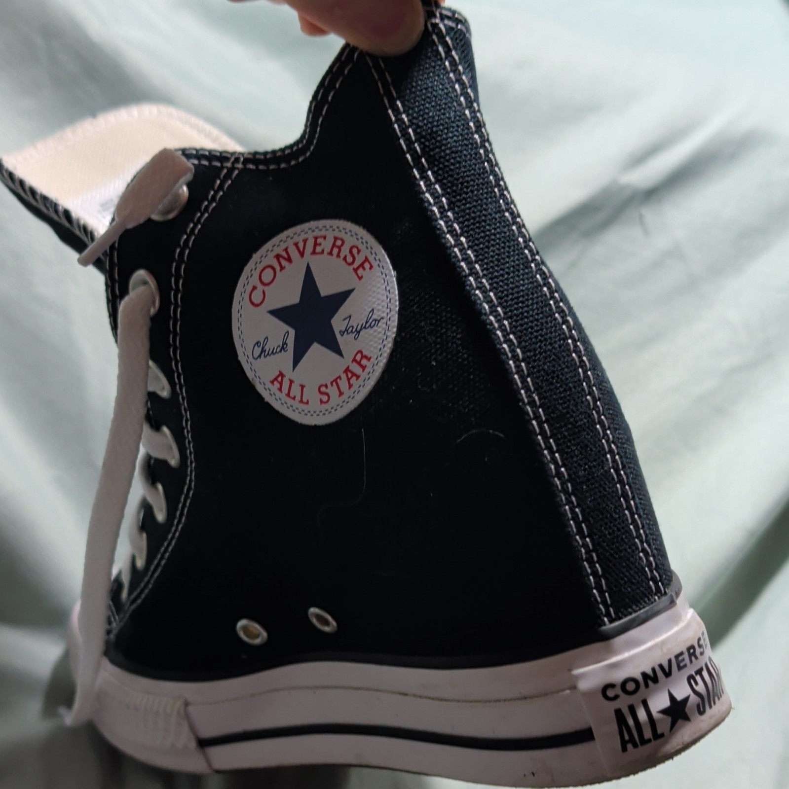 size Converse Chuck Taylor All Star Wedge Platform High Top Canvas Black A11909C