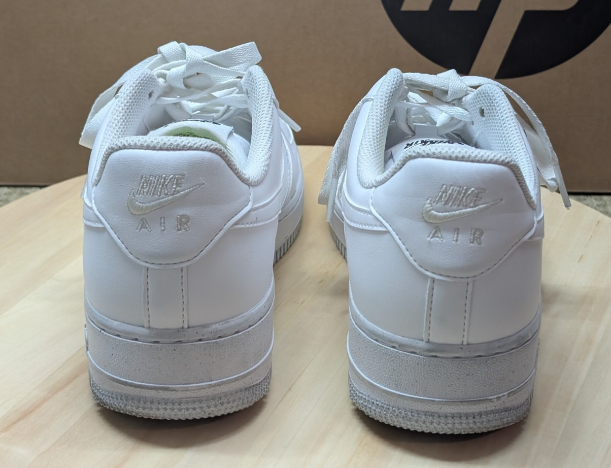 Nike Women’s Air Force 1 Low Next Nature DC9486-101 White Metallic Grey – Sz 9
