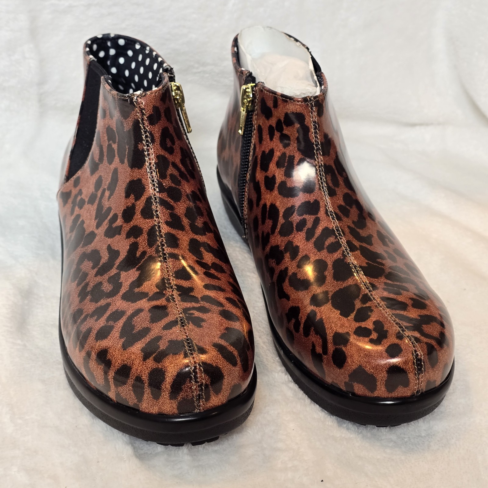 Alegria Climatease Womens Boot Leopard Size US 6-6.5 EU 36 NEW W/O Box