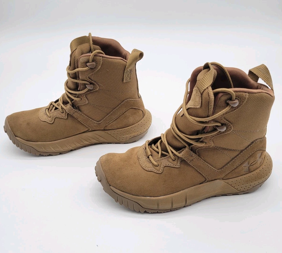 UNDER ARMOUR WOMENS BOOTS SIZE6 BROWN TACTICAL MICRO G VALSETZ AR670 3024010-200