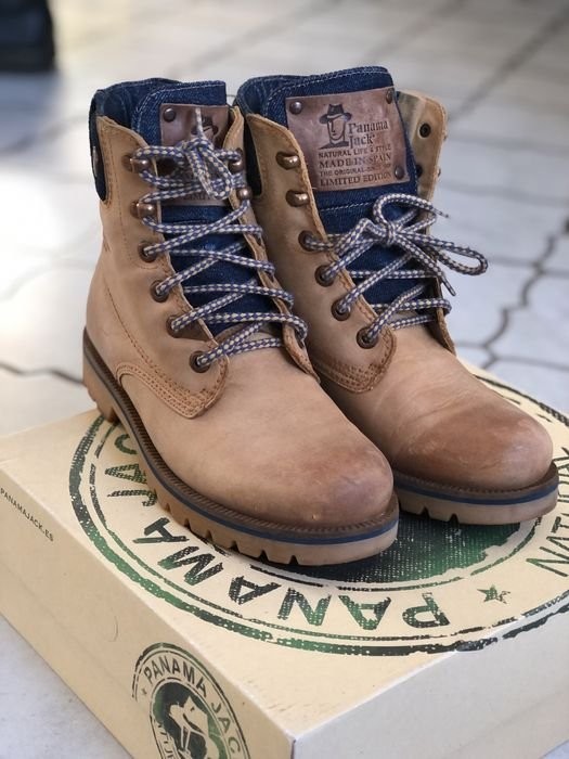 Women Panama Jack Boots Brown Nubuck 39 #2N6W