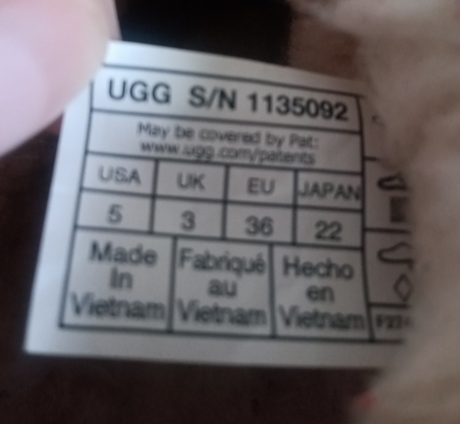 UGG Women’s Size 5 Classic Ultra Mini Platform Boot Chestnut 1135092 NO BOX