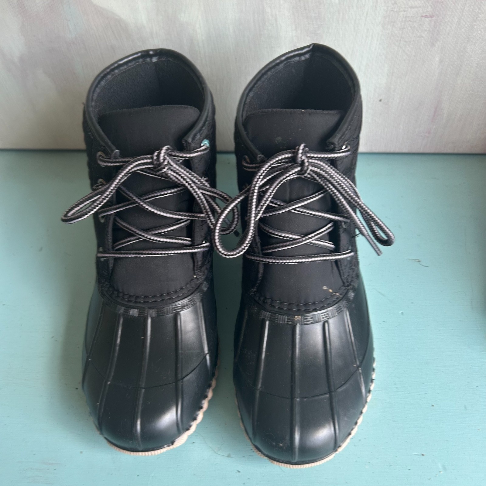 Magellan Outdoors Quilted Duck Boot Waterproof Rubber All Weather Size 6