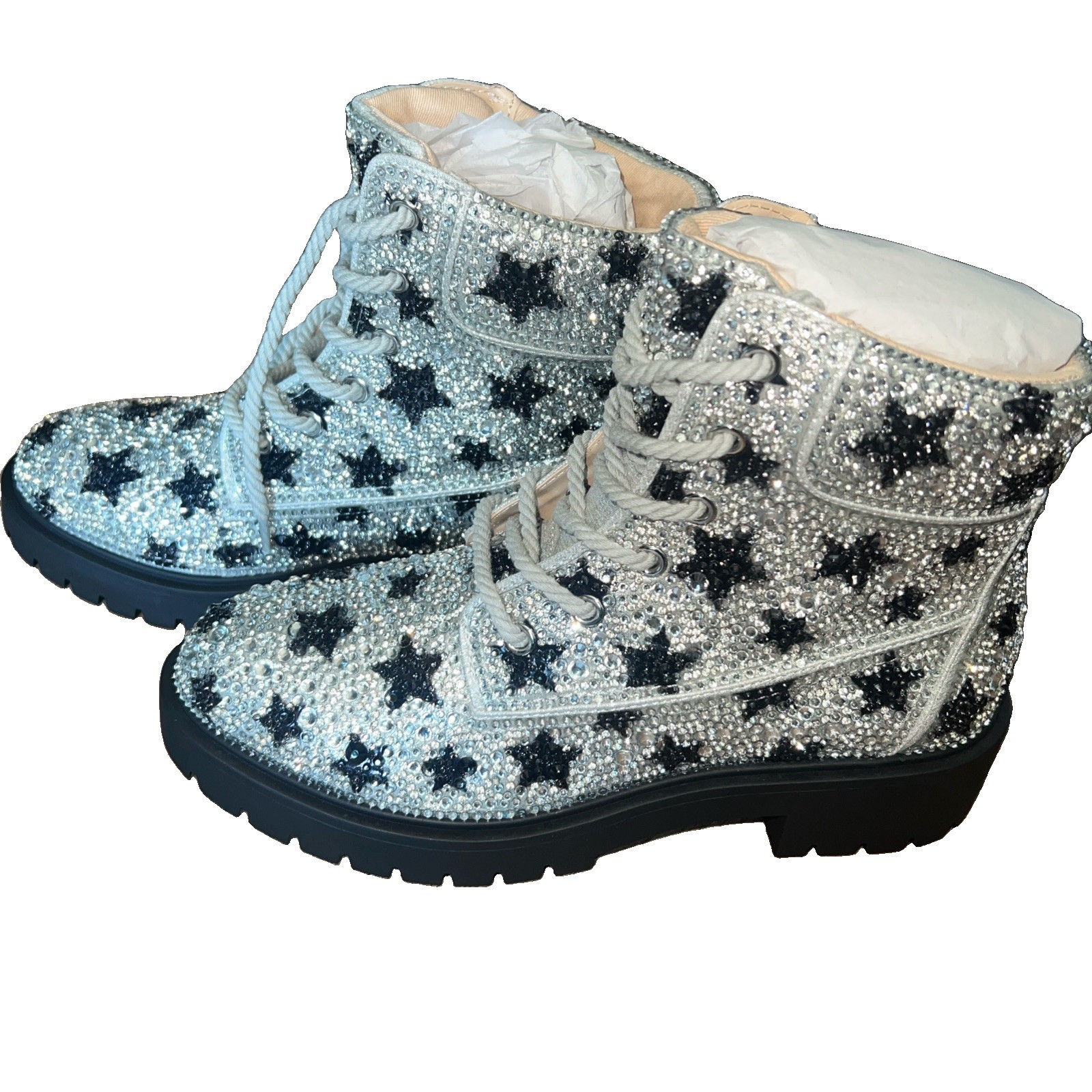 BETSEY JOHNSON SB-Hudson STAR BOOTS 8.5 NWB