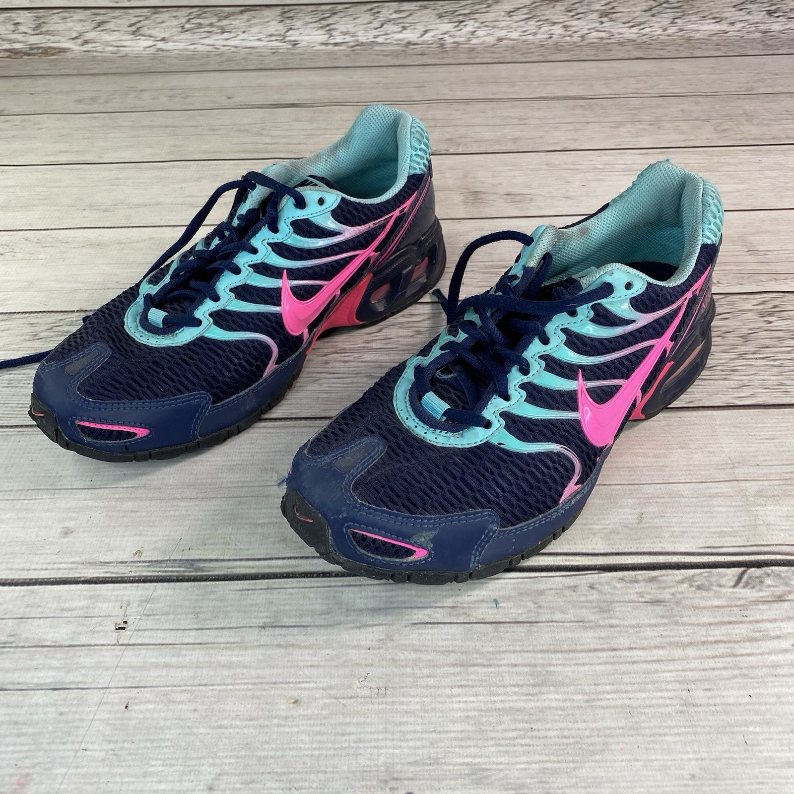 Nike Air Max Torch 4 Ladies 9 Midnight Navy Pink Blast W