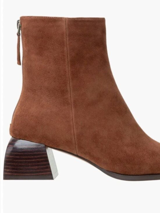 LINEA PAOLO SAGE BOOTIE SUEDE CHOCOLATE BROWN