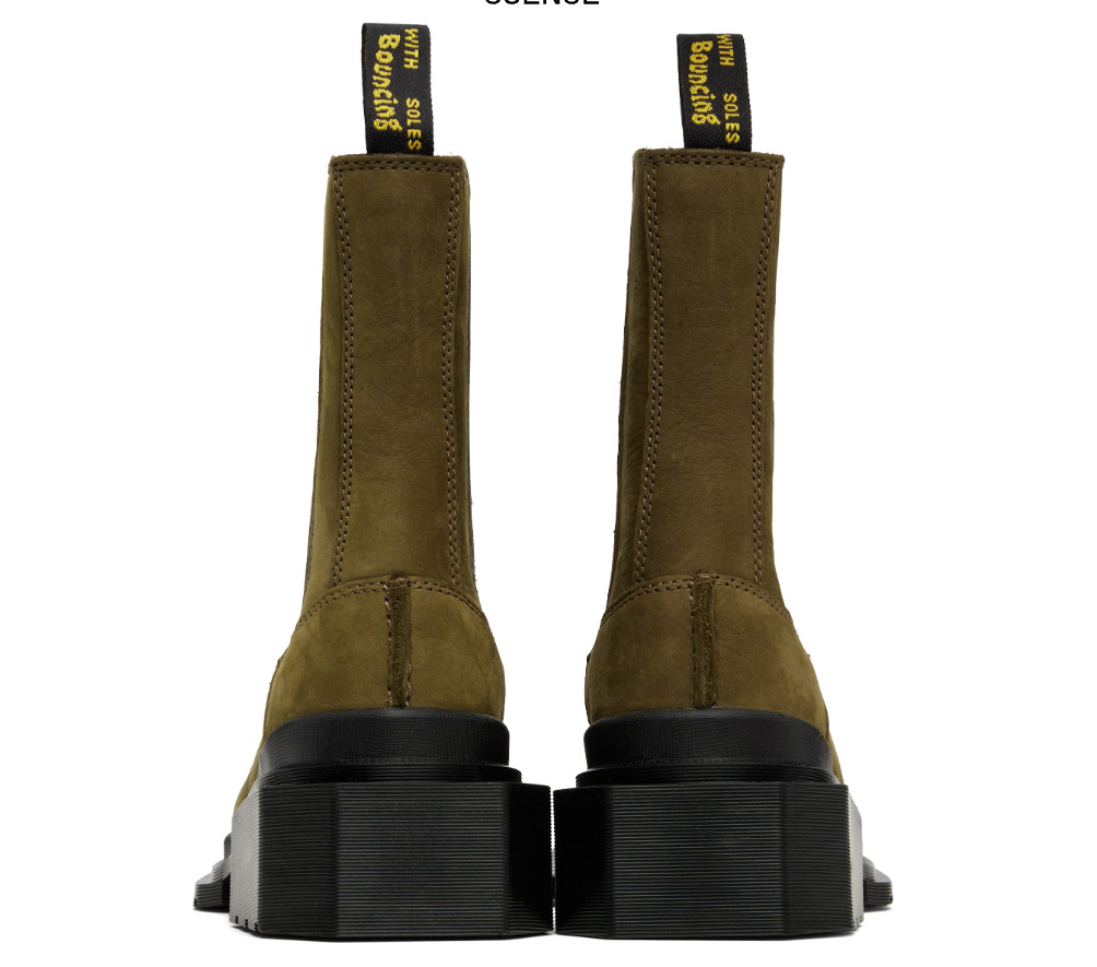 Dr Martens MAYBOLE SQUARE TOE TALL CHELSEA BOOTS MSRP$260 GORGEOUS & CHIC