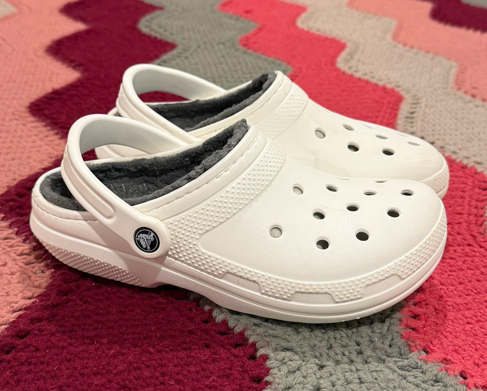 Crocs Baya Lined Clog White Size M5/W7