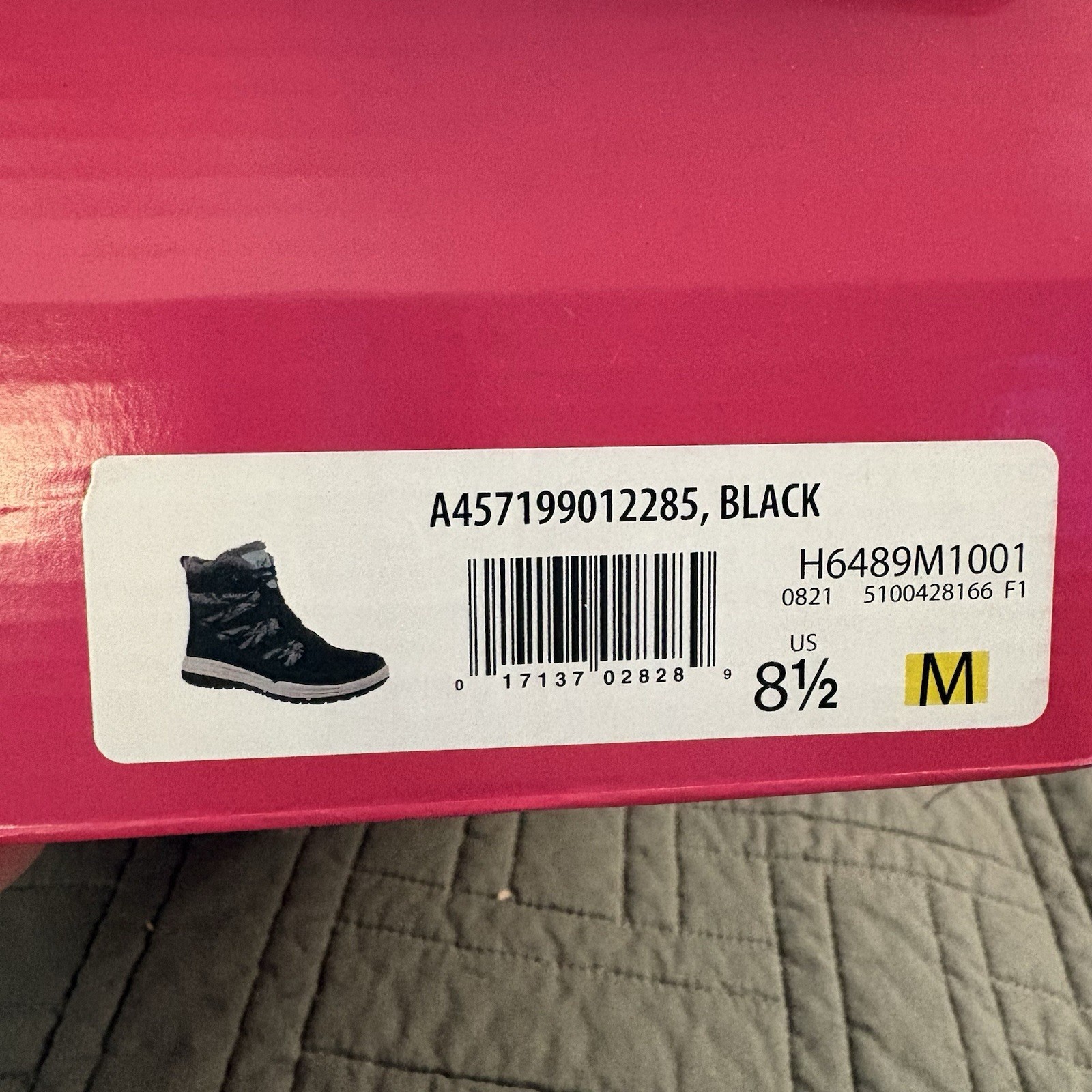 Ryka Water Repellent Warm-Lined Winter Boots Akron Black 8.5 M