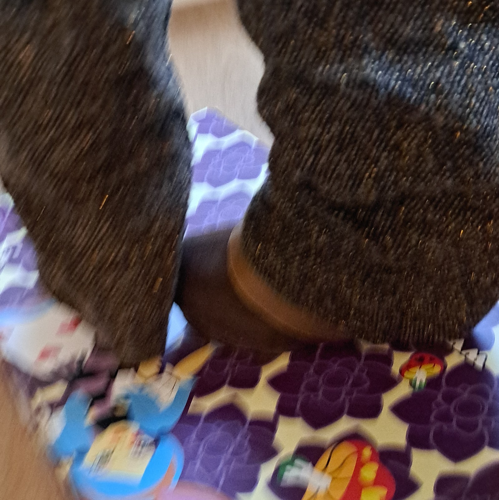 Irregular Choice Longer Lashes Brown Tweed Buckle Mid-Calf Boots US 7 EU40