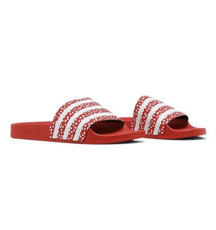 Adidas Adilette Polka Dot Red Women’s Slides Sandals FX5921 PICK SIZE
