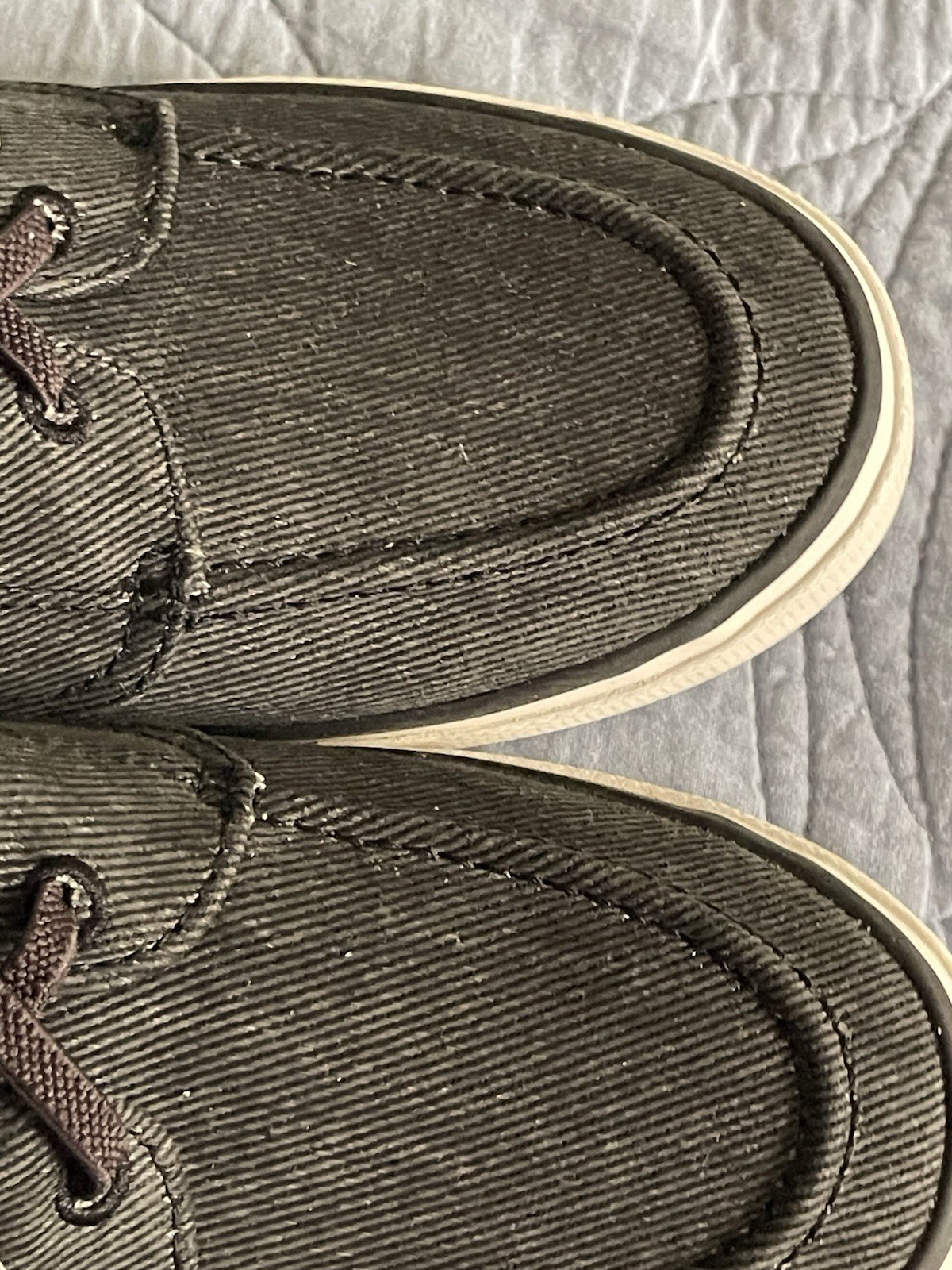 Sperry Pier Wave BT Twll DarkGrey/Black Slip-OnWomen’s Size 8