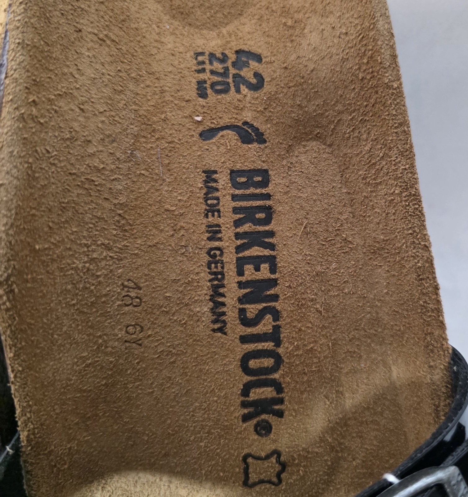 Birkenstock Almere Patent Criss-cross Fit Sandals 42EU/11US Women’s New w/o Box