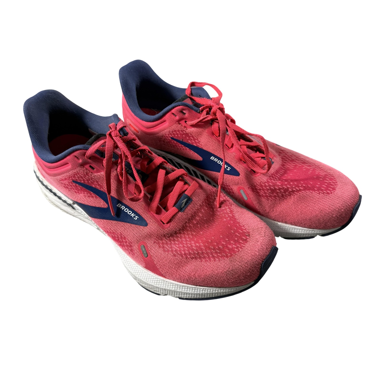 Brooks Running Shoes Womens Size 9.5 Pink Mesh Cushioned Lightweight 1203741B804