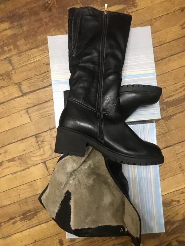 Women Peter Kaiser Boots Black Leather 40 #CA7N