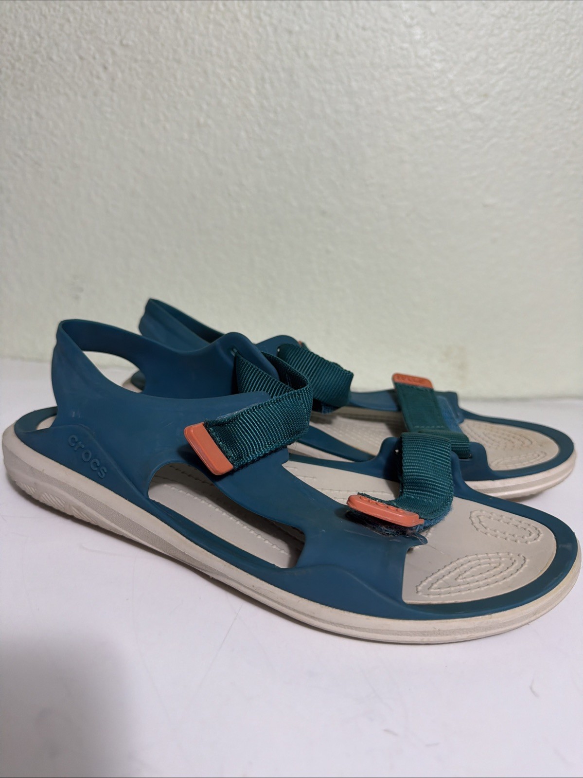 Crocs Swiftwater Expedition Sandal Adjustable Beach Juniper / Stucco Size 9