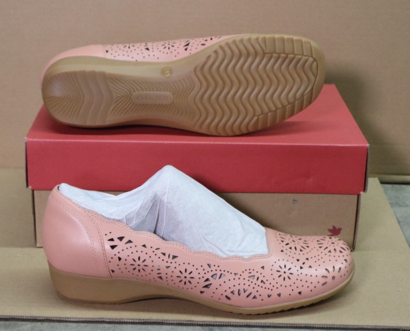 Cobb Hill Rory Leather Slip On Ballet Flats Light Pink US Women’s Size 10N