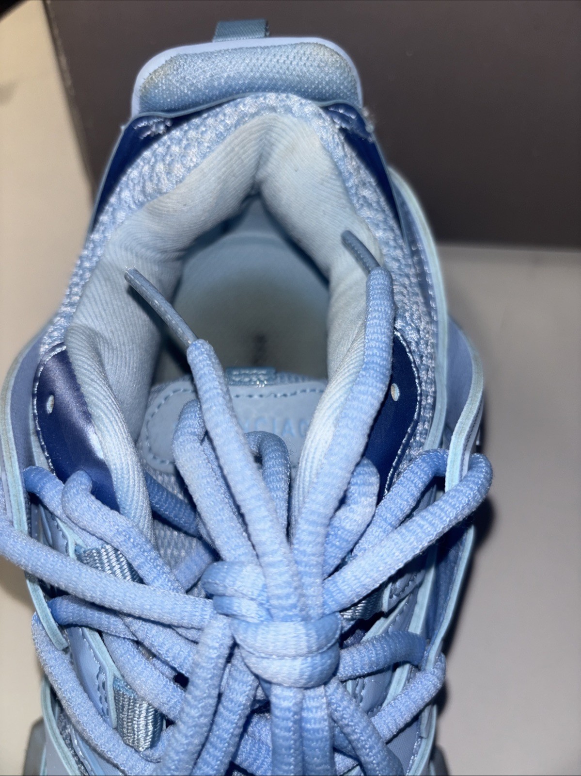 Balenciaga Sky Blue Track Sneakers Size 5 G2U