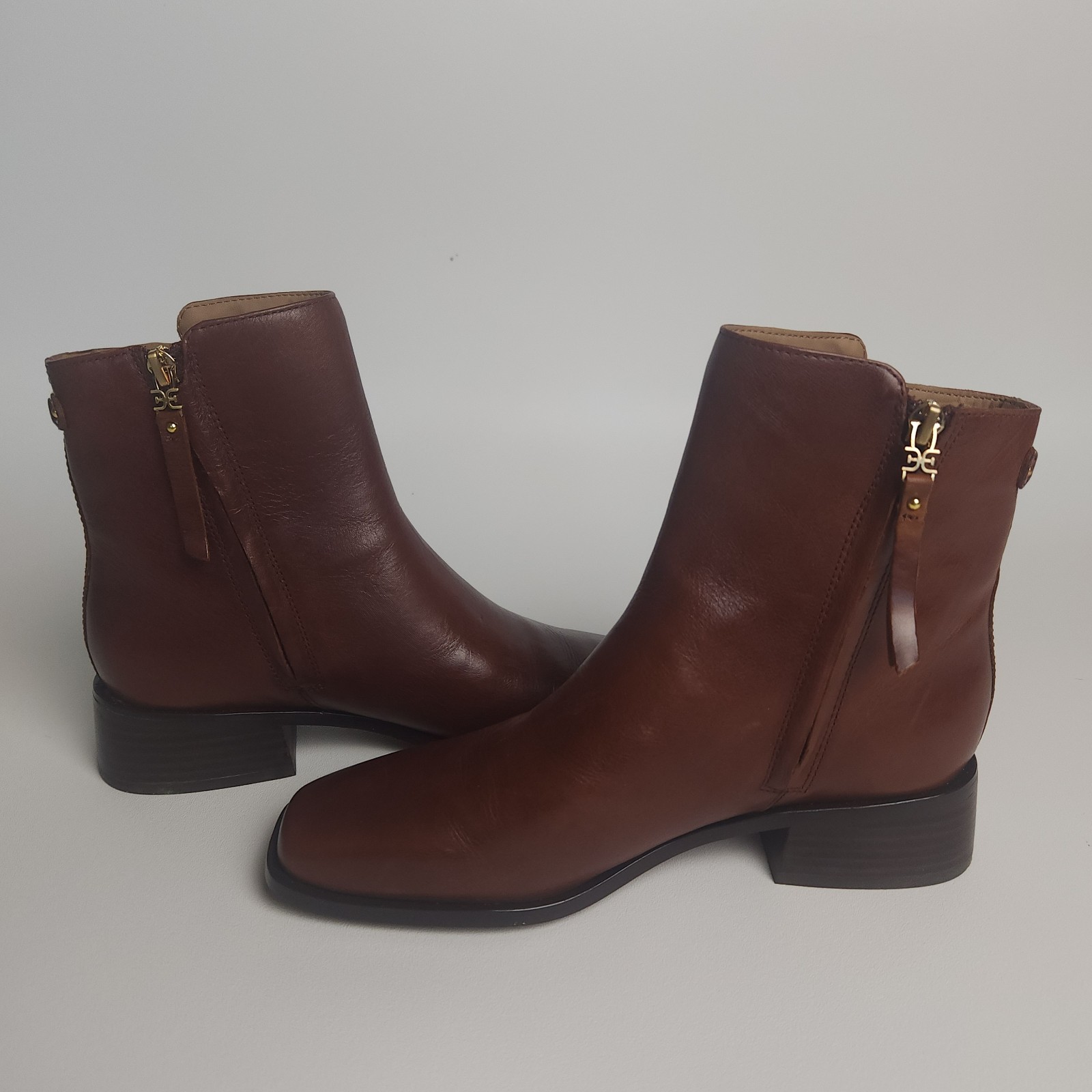 Sam Edelman Women’s Brandy Leather Thatcher Ankle Boot Size 7.5 M