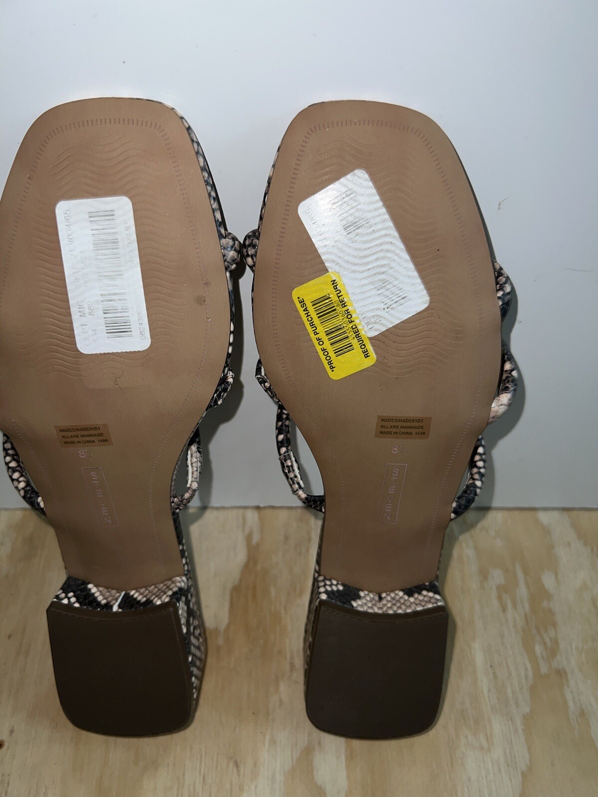Steven By Steve Madden Womens HADES Slip On Flat Slide Sandals 8.5