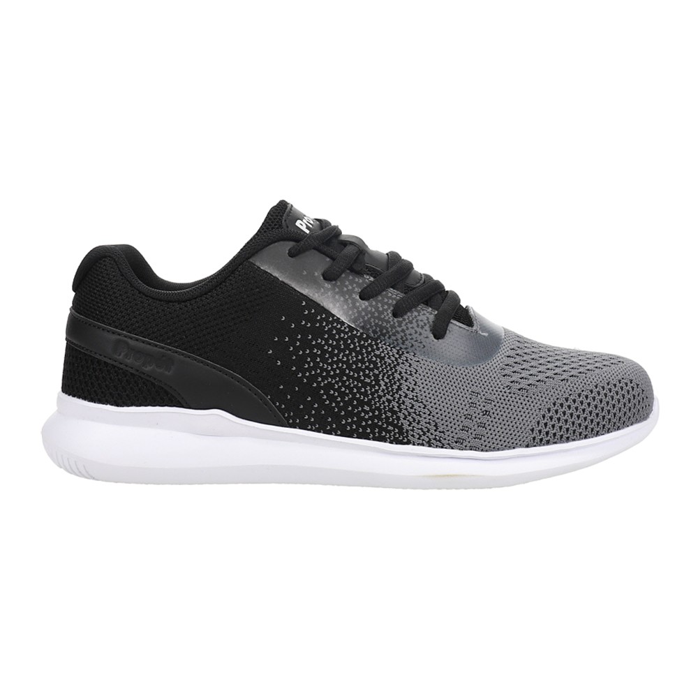 Propet Travelbound Duo Lace Up Womens Black, Grey Sneakers Casual Shoes WAA262M