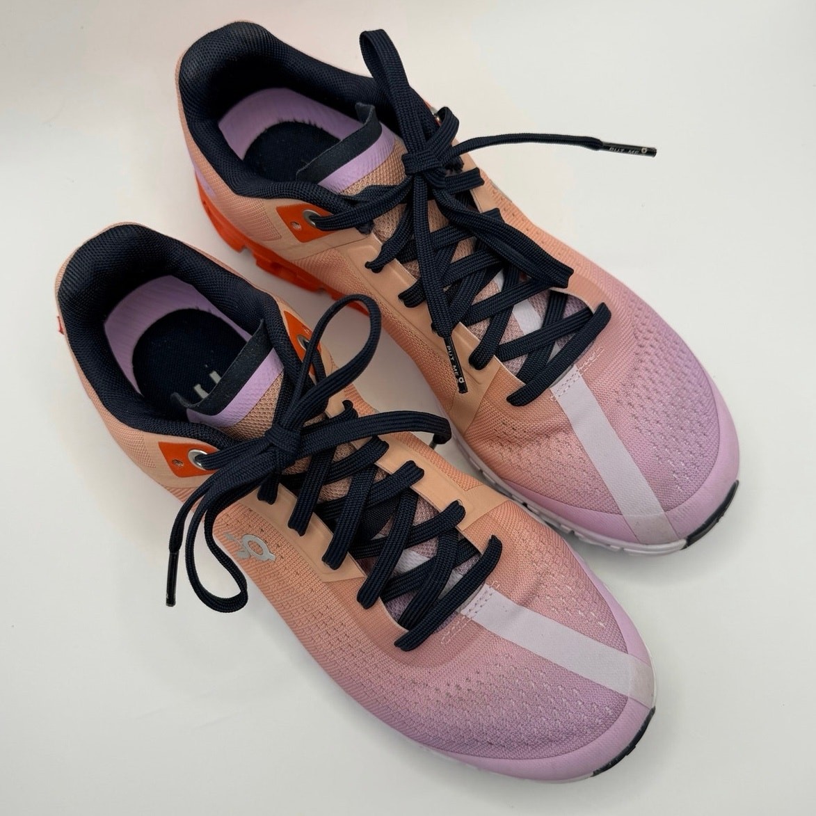 On Cloud Cloudflyer 4 Women’s Running Shoes Size 7.5 Peach Lavender Orange Ombre
