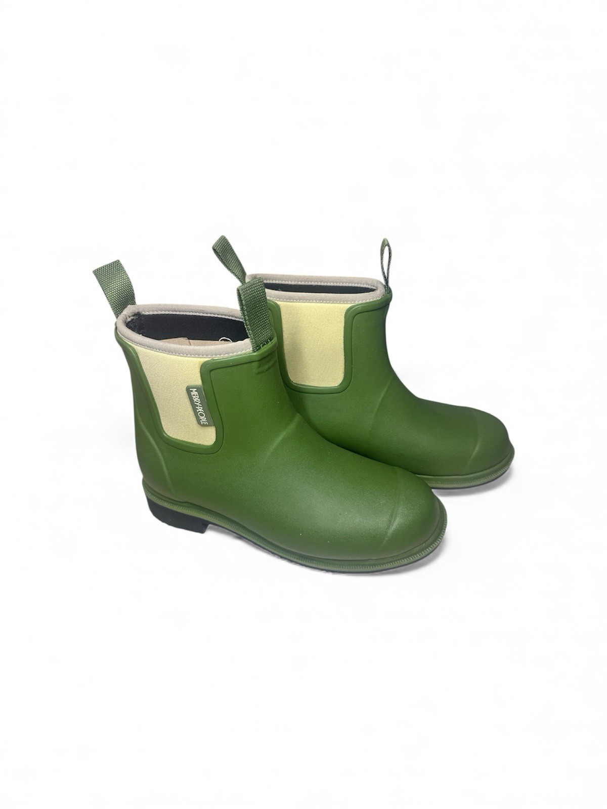 MERRY PEOPLE Bobbi Chelsea Rain Boot size US 6.5/ 37EU Pear Green With Defect