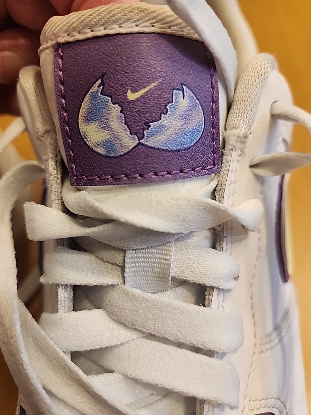 Nike AF1 Women’s Easter Model Sneakers Size 8. CW0367-100. See Description.
