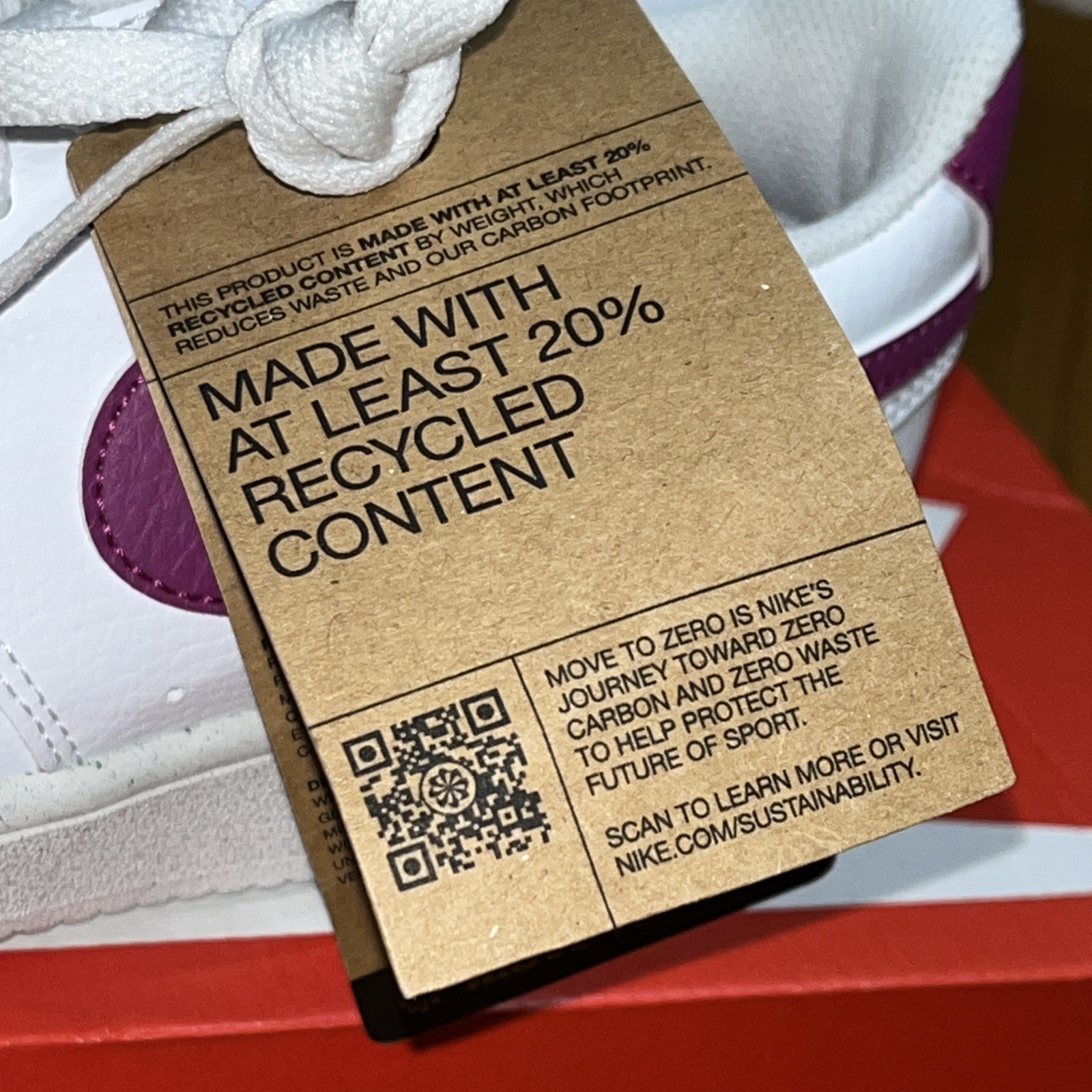 Nike Court Vision Low NN Women SZ6 Casual Shoes DH3158-500 Cactus Flower PinkNew
