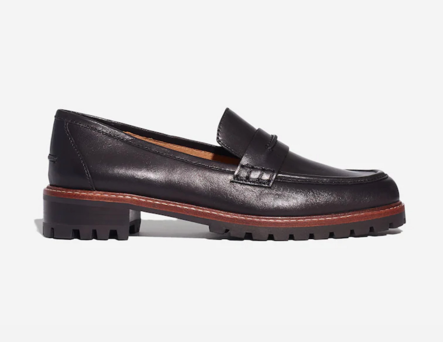 Madewell The Corinne Lugsole Loafer, Women’s, Black, Size 6