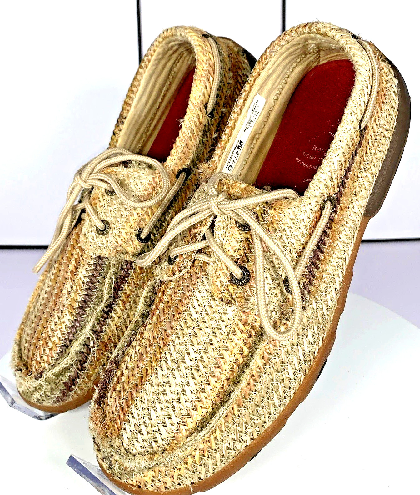 Twisted X Womens Multi Weave Driving Moc Slip On Loafers Shoes WDM0084, 9.5 EUC!