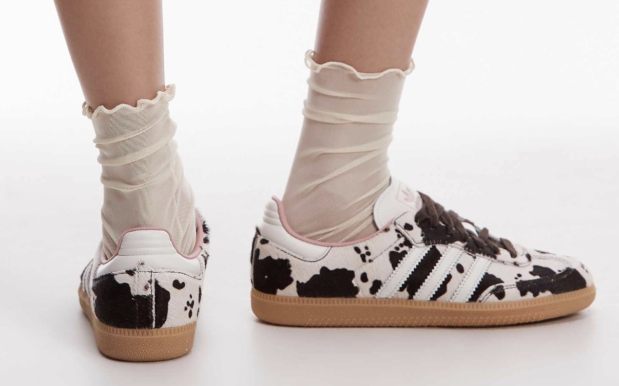 Adidas Samba OG «Cow Print” Colorway Women’s Size 8 women Authentic JR1256