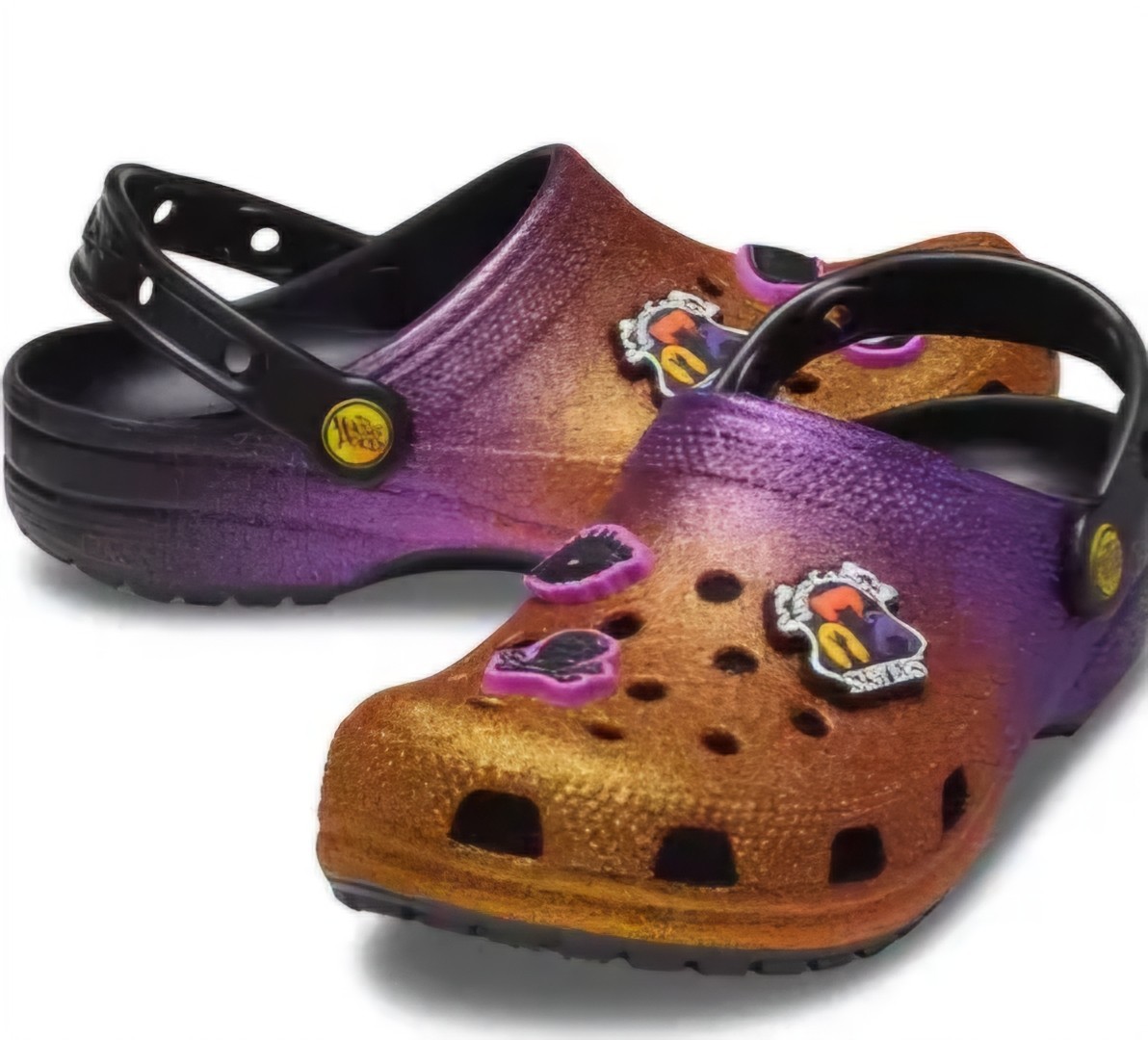 Crocs Classic Disney Hocus Pocus Clog Purple Gold US W7/M5, W8/M6 NEW NWT