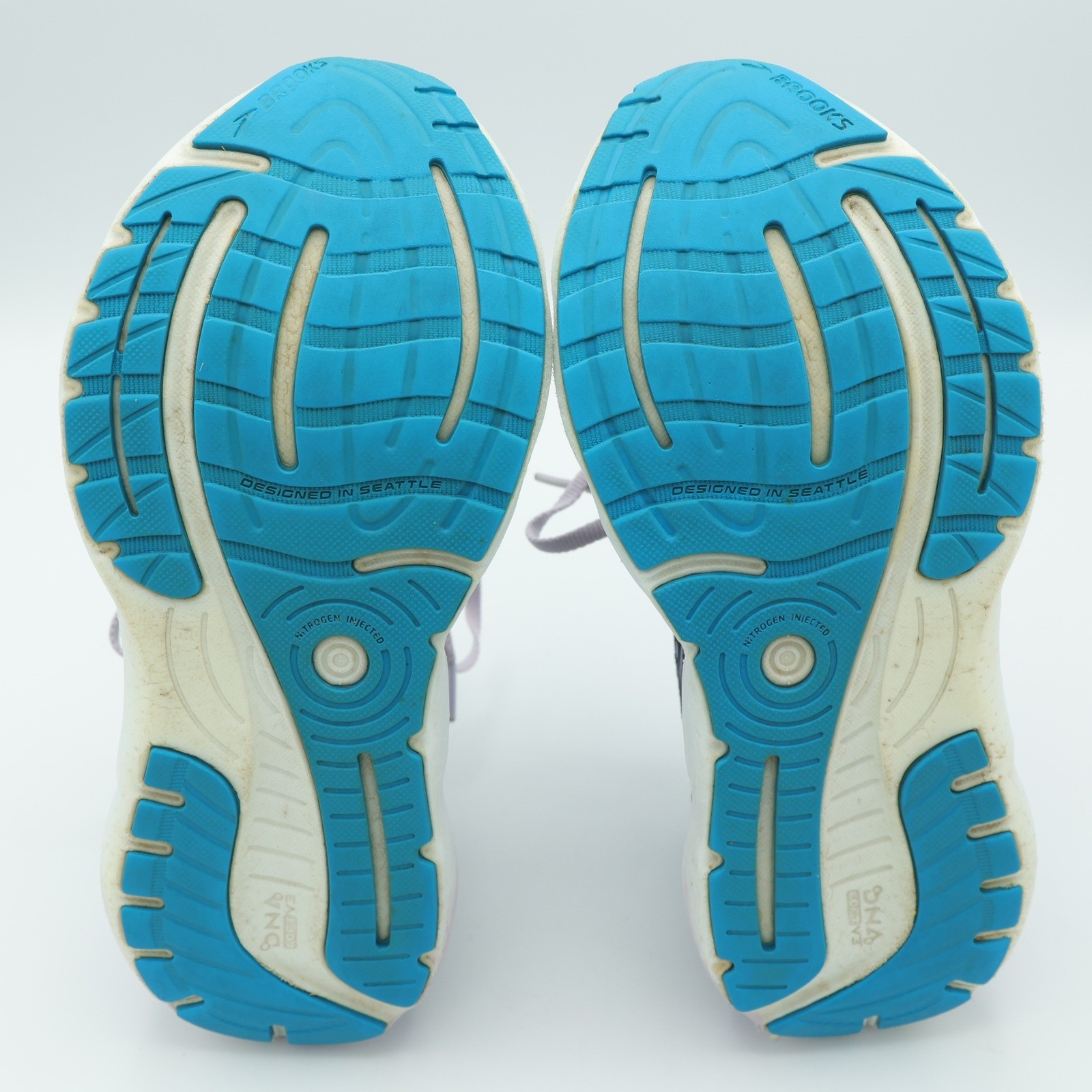 Brooks Glycerin GTS 20 Women Running Shoes Navy Blue Lilac 1203701B499 Size 7.5