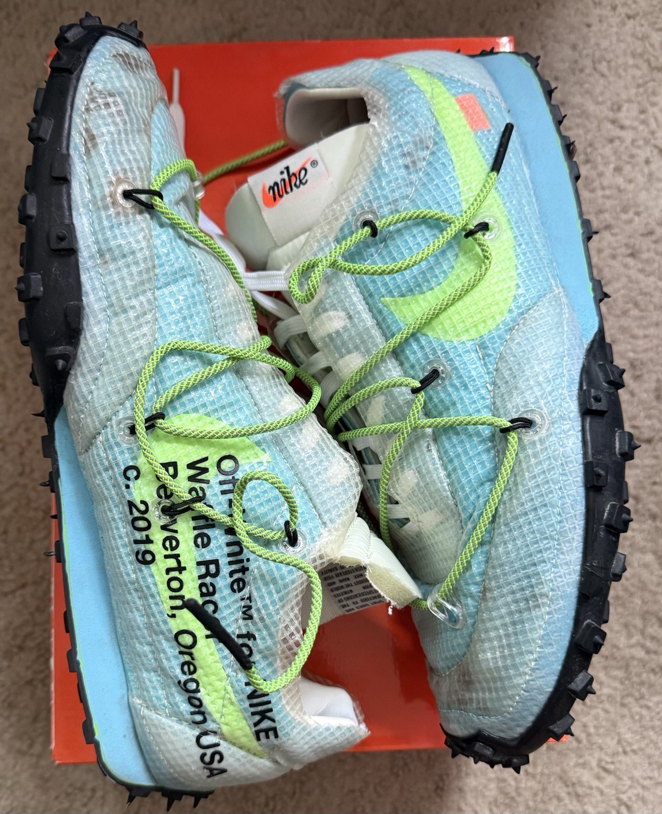 Nike Off-White Waffle Racer (CD8180-400) U.S. Size: M11/W12.5