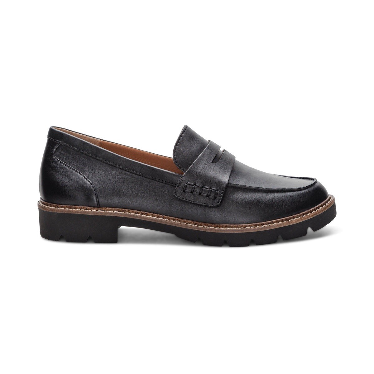 Aetrex Womens Collette Arch Support Leather Loafers Shoe Size US 6-6.5 EU 36