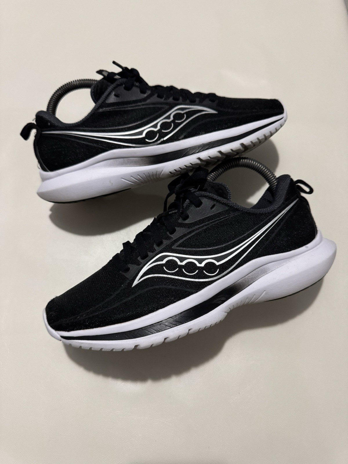 Saucony Kinvara 13 Black Silver Running Athletic No Box