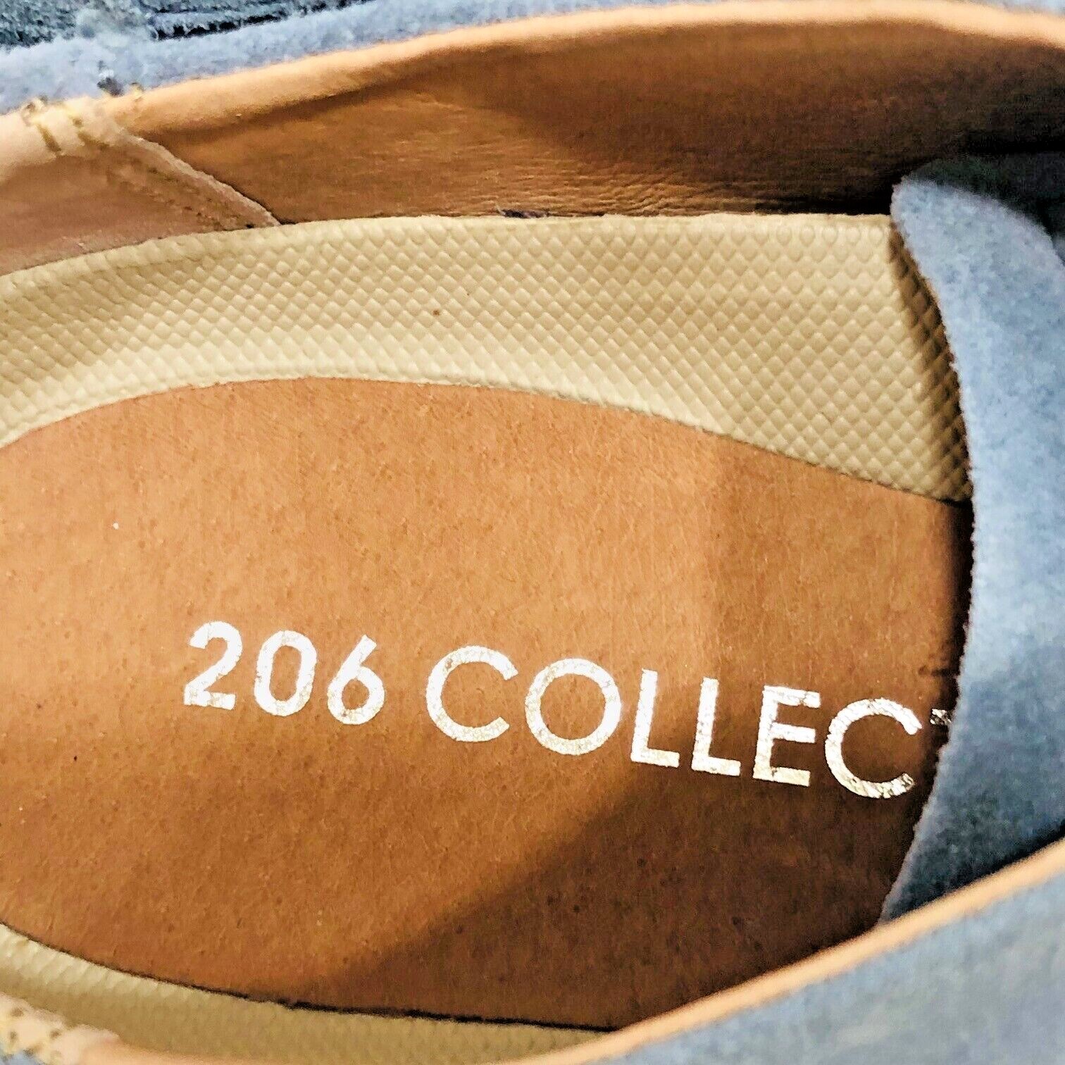 206 Collective Womens Sneakers Lemolo Blue Suede Size 9.5B Activewear Casual