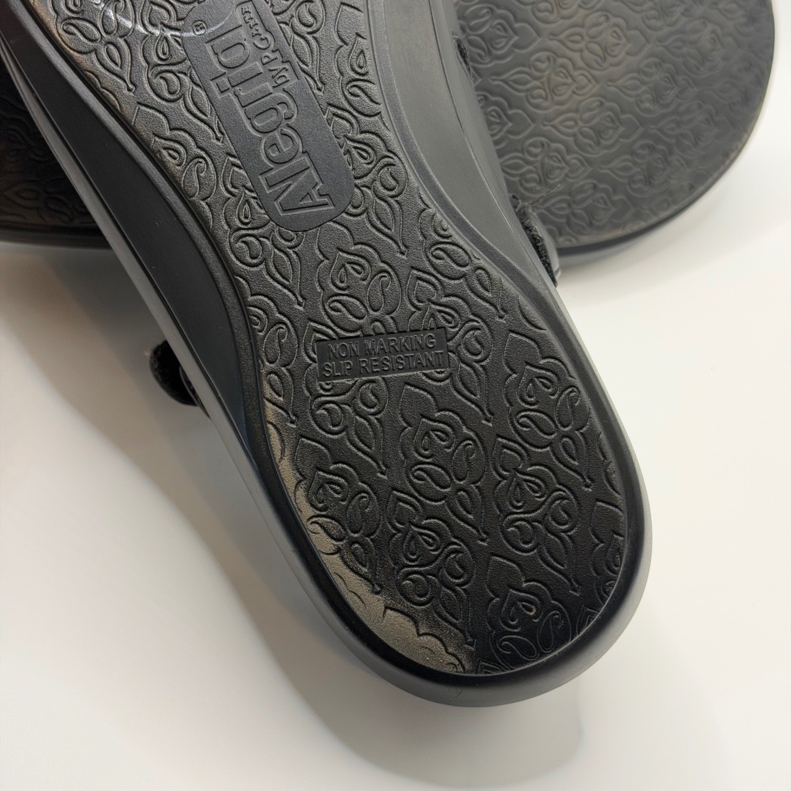 Alegria by PG Lite Black Professional Nursing Clogs Shoes Mens 41 Womens 10-11