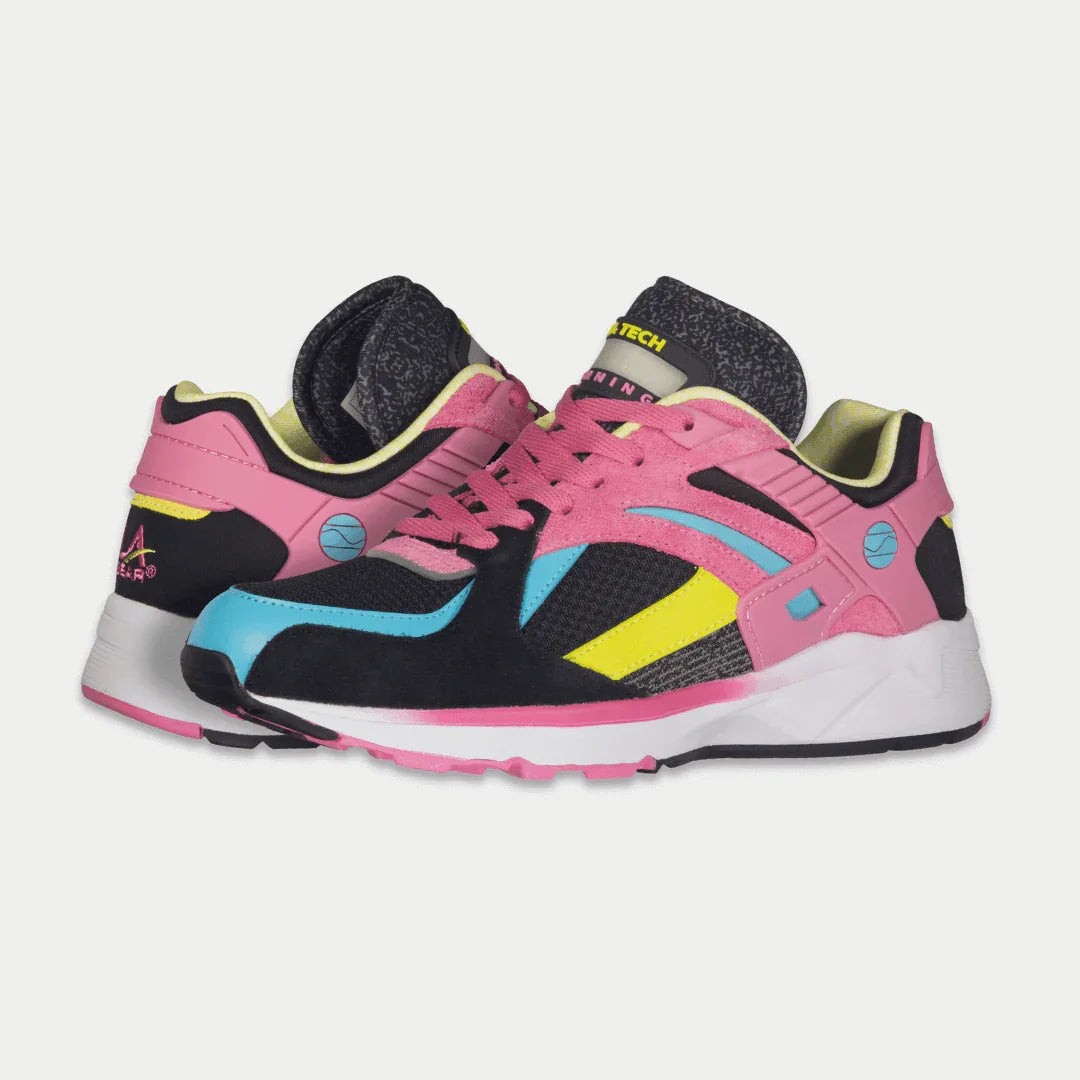 LA Gear Womens Catapult – 2022 Genuine Leather Lighted Tongue Low Top